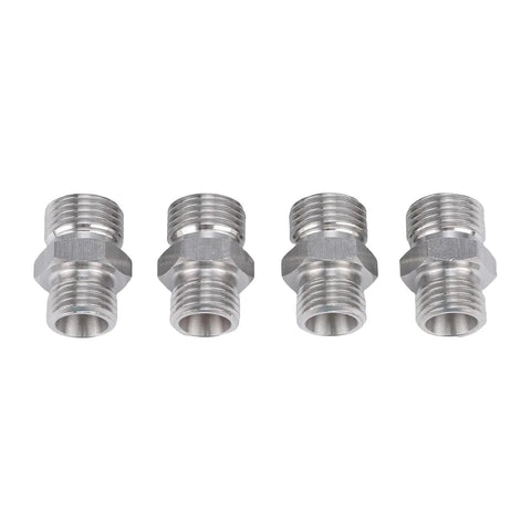 Hydraulic Fitting Adapter M14 To M16 Thread Connector For Mini Excavator Ensures Seamless Secure Connection Hydraulic Repair Work carbon steel