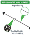 Rock Solid SFU1605 RM1605 Ball Screw Kit 16mm By 600mm with steel balls and metal deflector nut for CNC machines.