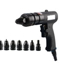 Heavy Duty Air Hammer Pneumatic Rivet Nut Gun With Short Barrel Kit For M3 To M12 Thread Insert Puller Setter Tool With M3-M12 dies