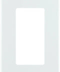 1-Gang Decora Plus Screwless Wall Plate White With Snap-On Sub Plate Durable Polycarbonate Cover For Easy Install
