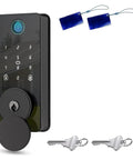 Hella Secure Stress Free Smart Keyless Entry Door Lock With Fingerprint And App Control Electronic Keypad Deadbolt with keys.