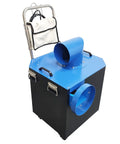 Heavy Duty Industrial Air Duct Dust Collector With Dual Voltage 110V 220V And Transformer 4000m3h 2200W Pro Grade Duct Cleaning System 16.4ft Hose For Warehouse Factory Workshop HVAC Maintenance, blue and black metal unit