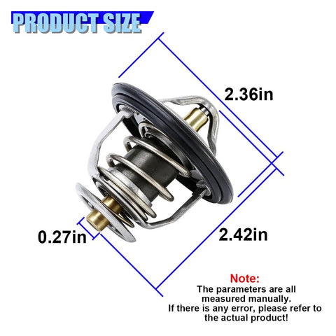 Built Tough Car Engine Coolant Thermostat With Gasket Offers Rock Solid Performance Oem 19301 Paa 306 Plc 31 Fitment Hella showing dimensions.