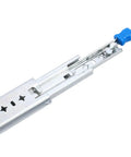 20 Inch Heavy Duty Drawer Slides With Lock For Industrial Drawers Two Pack Full Extension Ball Bearing Rails Made Of Cold Rolled Steel close-up