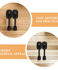 Two Pack Foldable Iron Table Legs For Coffee Table Black Metal Furniture Hardware With Stable Support and modern look.
