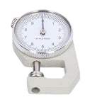 Round Dial Thickness Gauge 0 To 10mm With 0.01mm Resolution, Portable Spring Loaded Tester, close-up view