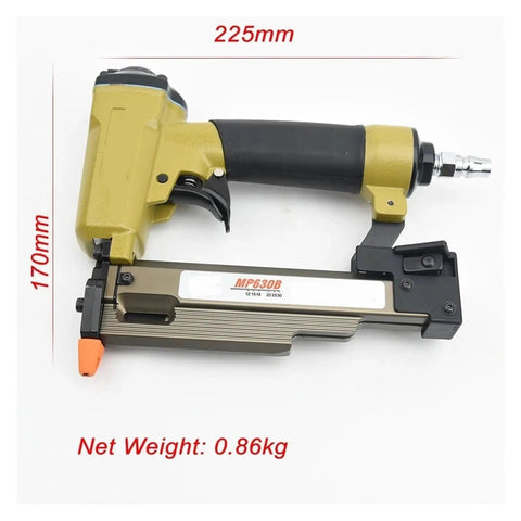 Heavy Duty Pneumatic Micro Brad Nailer Built Tough For Spot On Accuracy In Fine Woodworking And Furniture Buildouts Using Slim Headless Pins To Deliver Flawless Trim Installations With Zero Hassle For Weekend Warriors