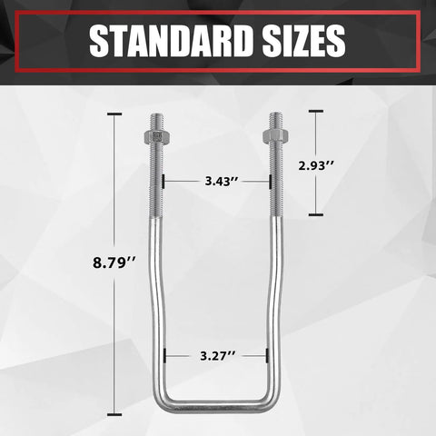 Heavy Duty U Bolt Spare Tire Carrier Bracket For Trailers Built Tough Galvanized side mount dimensions diagram