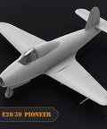 Gloster E28/39 Pioneer 1 To 72 Scale Aircraft Model Kit With 84 Plastic Parts And 12 Photoetched Parts 107 Mm Length And 123 Mm Wingspan Easy Build For Hobbyist Builders New In Box, shown assembled