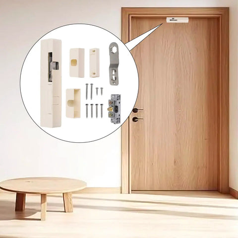 Hydraulic Door Closer For Wooden Doors With Adjustable Silent Buffer Anti Pinch Safety And Soft Close Mechanism, parts shown