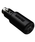 Side view of MVX2U XLR To USB Audio Interface With Headphone Jack 60 dB Gain Zero Latency Monitoring 48V Phantom Power USB Cable Included