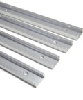 Top Shelf Aluminum Miter T Slot Tracks With Pre Drilled Mounting Holes 4 Pack 48 Inch Bars, aluminum t tracks for woodworking.