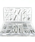 Massive 200 Piece Zinc Plated Spring Assortment Kit Packed With Tiny Tension And Compression Springs In 20 Diverse Sizes For Serious Home Repairs, DIY Projects And Mechanical Fixes Galvanized Steel Quality in plastic organizer case