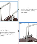 Cradle Pendulum Balls Physics Teaching Gadget For Home Office And Classroom, Newtonian Energy And Momentum Demonstration close-up