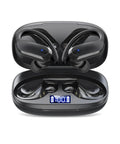 Bluetooth 5.4 Wireless Earbuds With Secure Ear Hooks For Running And Workouts IPX7 Waterproof Sport Headphones in charging case