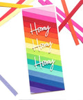 Strip Frame Metal Die Cut Set For Scrapbooking And Card Making displayed with colorful paper strips and 'Hooray' text.