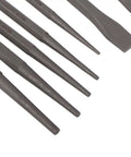 16 Piece Mechanics Punch And Chisel Set With Pin Center Taper Punches Cold Chisels Premium Heat Treatment Steel Heavy Duty Anti Rust Impact Proof Tool Kit For Auto Shop And Garage Repair Jobs, steel punches