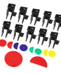 Woodworking Scribing Jig Set For Cabinets And Furniture Assembly Built With Pro Grade ABS Plastic, multiple pieces shown.