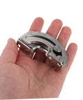 Concealed Hidden Cabinet Hinges 90 Degree Curved For Doors Two Piece Stainless Steel Industrial Grade Hinges With Strong Support Prevent Over Swinging