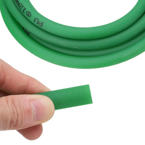 12mm Round Polyurethane Drive Belt, 3m Length Green PU Rough Surface Belt For Transmission, Tough As Nails Heavy Duty, High Tension, Abrasion Resistant, Oil Proof, Waterproof And Chemical Resistant