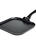 Nonstick Square Griddle Pan With Easy To Clean Surface And Stay Cool Handle Even Heat Distribution Dishwasher Safe 11 Inch Cookware