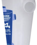Dust Deputy DIY Anti Static Retrofit Cyclone Separator For Wet And Dry Shop Vacuums, shows clear plastic cyclone unit.
