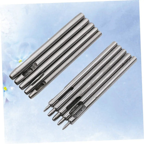 Leather Punch Tool Set with Hollow Round Punches for Belts Watch Bands and Crafts Pro Grade Leather Hole Cutter Chisel Kit