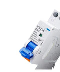 Big Time 1P And N Residual Current Circuit Breaker With Real Time Leakage Scan and quick disconnect switch close-up view