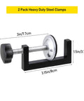 Three Inch C Clamp For Woodworking Two Pack Heavy Duty Steel Clamps With Compact Design For Precision Work And Sliding Jaw For Secure Holding In Crafting Carpentry And Workshop Projects, 3in size shown