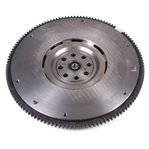 Heavy Duty Steel Clutch Flywheel Replacement For 2003 To 2009 Subaru Baja Legacy Outback 2.5L Boxer Engine Direct Swap Straight Bolt Up Quality Upgrade Parts, showing top view with bolt holes.