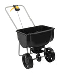 70 Pound Capacity Fertilizer Spreader With 15 Adjustable Drop Rates No Fuss Pre Assembled Walk Behind Broadcast Spreader