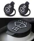 Two Pack Windshield Washer Fluid Reservoir Cap Replacement Fits Chevy Buick Cadillac OE Numbers 13227300 12767700 12788573 19172571 Durable Plastic Reservoir Cap For Easy Under Hood Maintenance And Leak Prevention