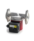 Tough As Nails 1 Inch Stainless Steel Flange 3 Speed Switchable 93 Watt 115 Volt Hot Water Pressure Booster Recirculating Circulator Pump angle view with flange and motor.