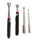 Cool 5 Piece Magnetic Grabber Tool Kit With Stainless Steel Telescoping Rod And Round Inspection Mirror For Reaching Dead Angles Up To 15 Lbs Easy Pickup Gear, four tools shown