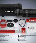54mm Petzval APO Refractor Telescope For Astrophotography, Full Frame Compatible, with EAF Mount Kit and accessories