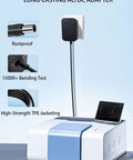 Versatile 12V Power Supply 2A AC Adapter 100-240V Input 50-60Hz 24W With 5.5x2.1mm DC Plug And 8 Quick Swap Tips For LED Strip CCTV Camera Router Bluetooth Speaker And More Includes 1.5m Power Cord, wall plugged for device use