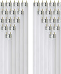 3 Foot T8 Fluorescent Lamp 25W 2300 Lumens 6500K Daylight With Medium G13 Bi Pin Base High Performance Straight Tube 30 Pack