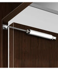 Dope Door Closer Kit With Pneumatic Speed Control And Precision Positioning Mounting Bracket on wooden door