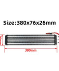 Badass 3000W 220V Air Heater With PTC Ceramic Heating Element For Slick Constant Temperature That Totally Crushes Cold Drafts In Garage Shops Or Outdoor Rigs Daily, size 380x76x26mm, PTC ceramic heating element.