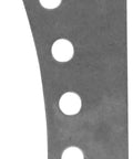 Six Hole Panhard Bar Bracket Set Two Pack With Five Eighth Inch Holes Built In Arch For Easy Angle Adjustment Without Changing Arm Length Made From One Eighth Inch Steel Durable Auto Performance Part For Panhard Bar Or Third Link, single bracket