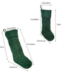 Cozy Knitted Christmas Stocking Gift Bags For Candy Treats And Small Gifts Door Window Wall Decor Holiday Stocking Decorations