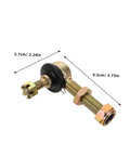 Off Road Ball Joint Kit For ATVs And Go Karts, Adjustable Suspension Parts With Tapered Tie Rods And Drag Links, shown with dimensions