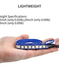 Dyneema Climbing Slings 10mm 22kN 4840lb Runners Blue 24in 60cm 3 Pack lightweight sling coiled in hand
