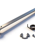 Beefed Up Wastegate Actuator Arm For Alfa Romeo Giulia And Stelvio 2.0T Turbo Engine, Drop In Precision Fit Exhaust Valve Linkage Kit For All Years, Turbo Boost Ready, Durable Alloy Construction, Includes GT20Z 872086-0013 872086-0010 And 50055329; silver actuator arm and spring