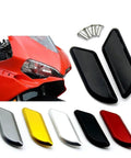 Bolt On Cnc Billet Aluminum Motorcycle Rearview Mirror Base Covers Knockout Style Windshield Drive Eliminator Plugs with various colors.