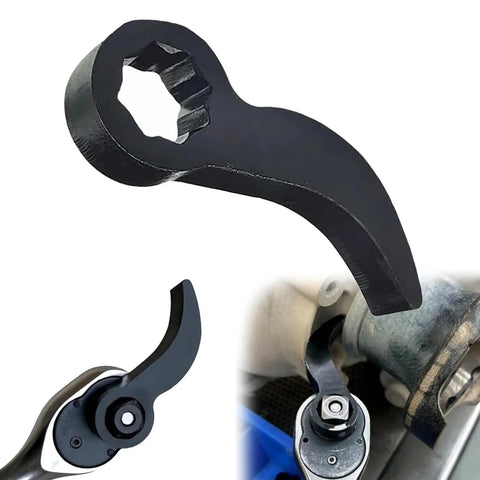 Heavy Duty Crowbar Adapter For Three Eighths Inch Drive Ratchets With Flexible Ratcheting Angles