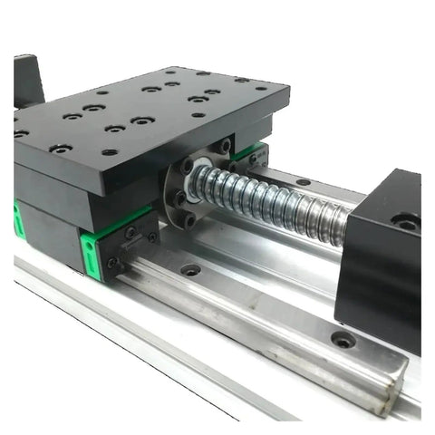 Built Like Iron Ball Screw Nut Mounting On Dual Linear Guides with smooth motion and zero play for CNC projects