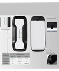 Beefy Portable Level 2 EV Charger 16A 3.68KW 26 Ft Cable design details with LED indicator and hook groove.