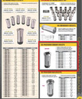 5C Precision Square Collet Nine Sixteenth Inch Hardened Tool Steel Internal And External Threads Precision Ground