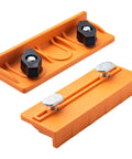 Universal T-Track Long Stop Kit for Woodworking and CNC Tables Two Pack with Stop Blocks, Wing Knobs, and Five Sixteenth Inch T Bolts